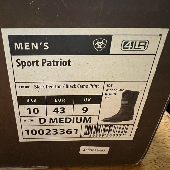 🇺🇸 Ariat Sport Patriot Boot 🤩 🤩 🤩 NWT - Picture 7 of 7